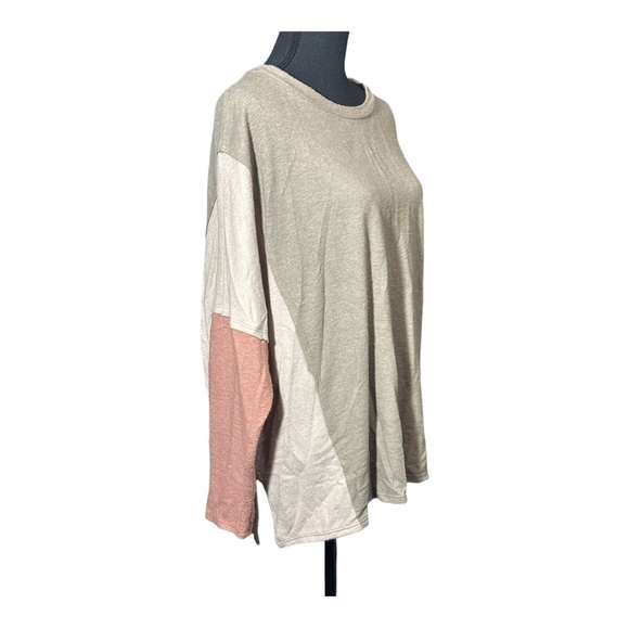 Easel Colorblock Long Sleeve Top size Medium - Picture 4 of 6
